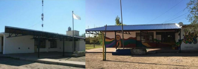 Escuelaantesydespuespintada